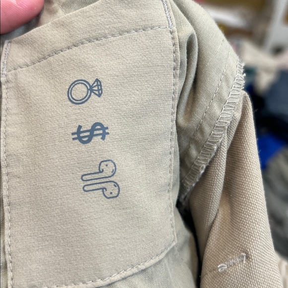 Figs women’s Khaki Chinos with Black Drawstring size XS. - Picture 13 of 14